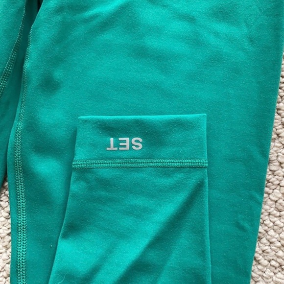 SET Active Sportbody Leggings in Palm Green size L (large) - Picture 3 of 6